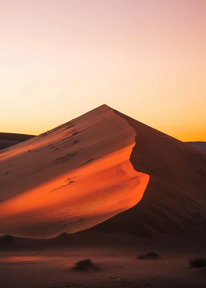 Desert Dune at Sunset