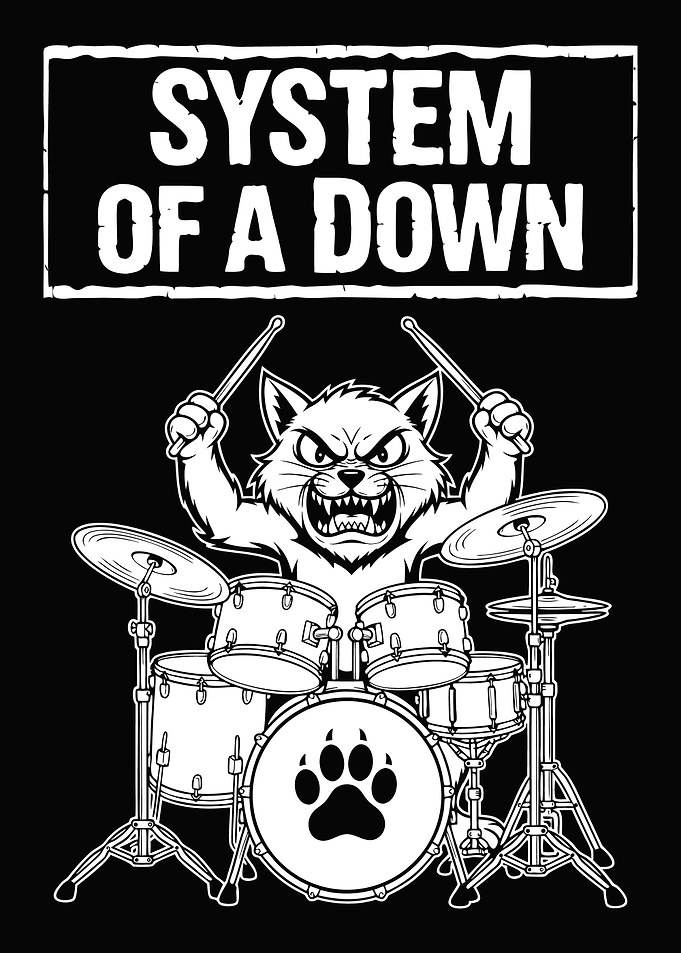System of a Down Drummer Cat
