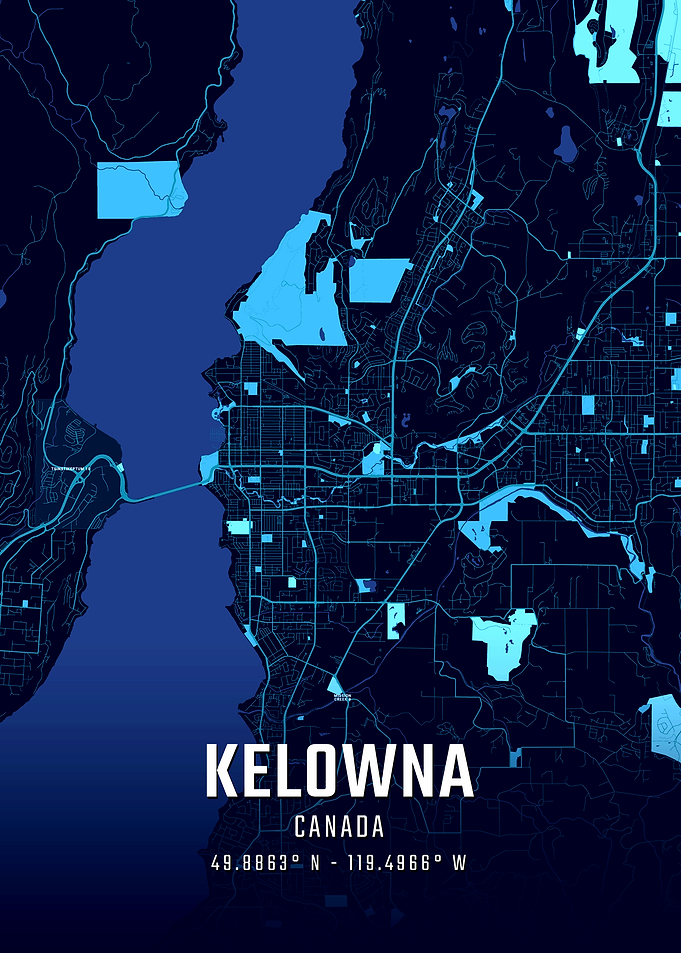 Kelowna Midnight City Map