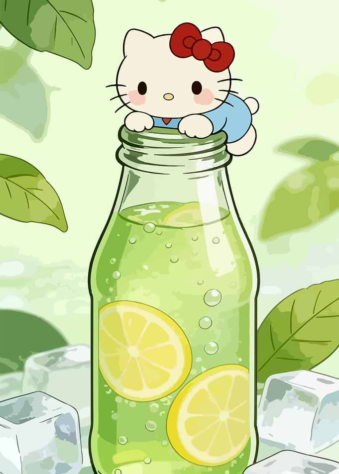 Hello Kitty with Lemonade