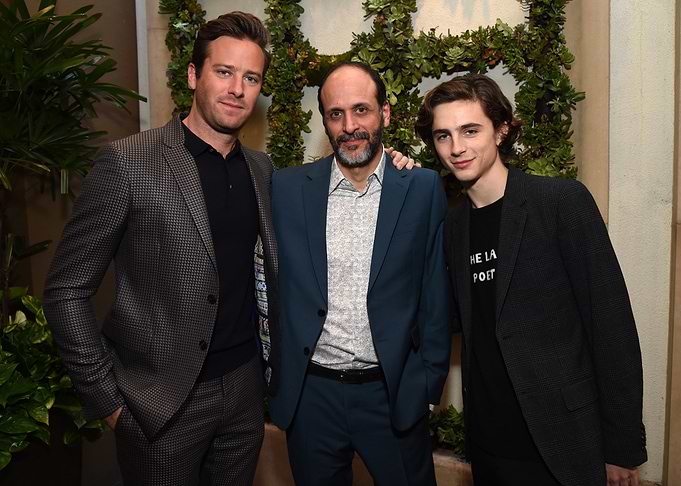 Armie Hammer, Luca Guadagnino, Timothée Chalamet