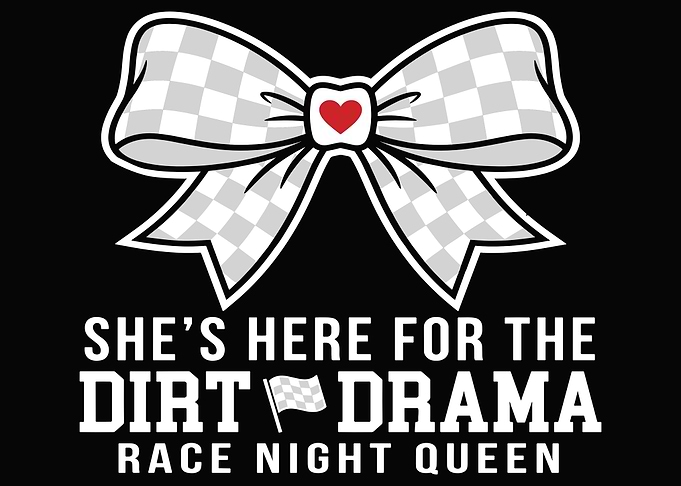 Dirt Race Night Queen Bow