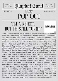 Playboi Carti 'Pop Out'