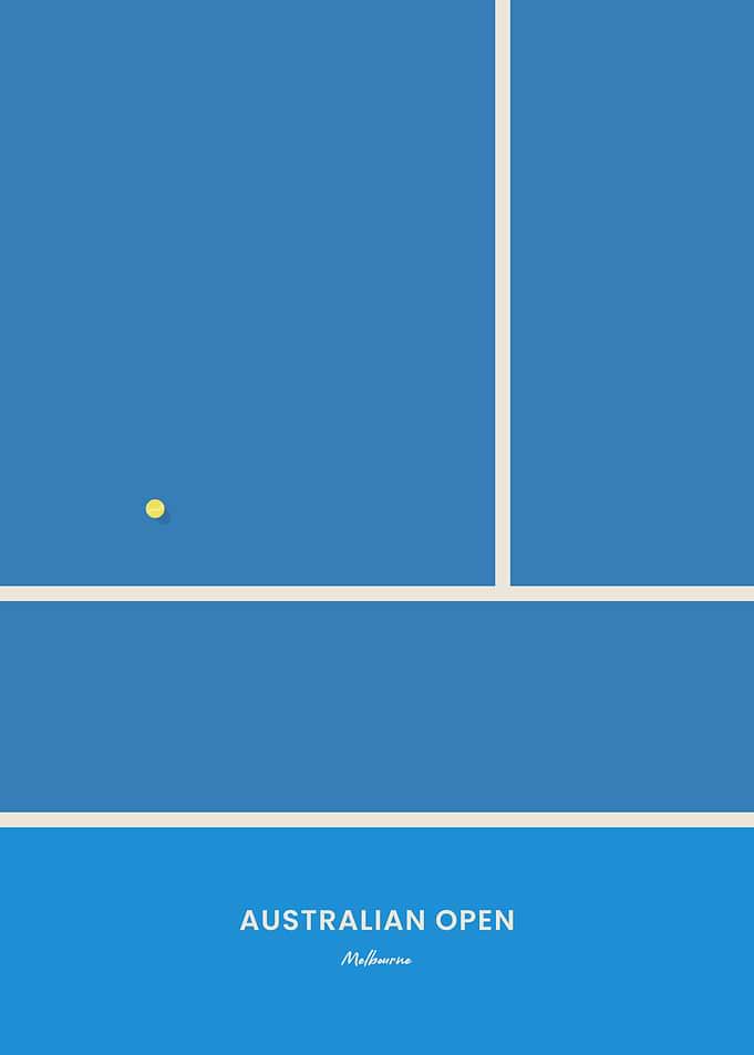 Australian Open Tennis Poster