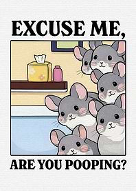 Cute Chinchillas Asking 'Are You Pooping?'