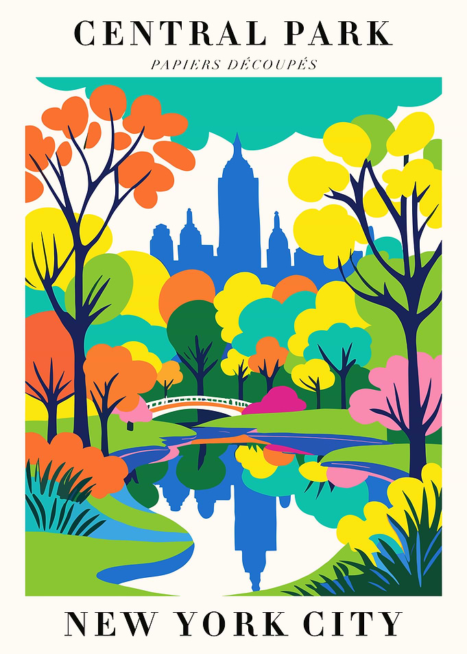 Central Park New York City Poster