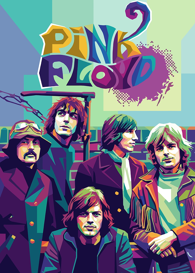 Pink Floyd Band Pop Art