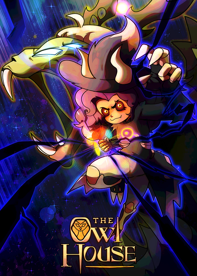 The Owl House Witch and Dragon