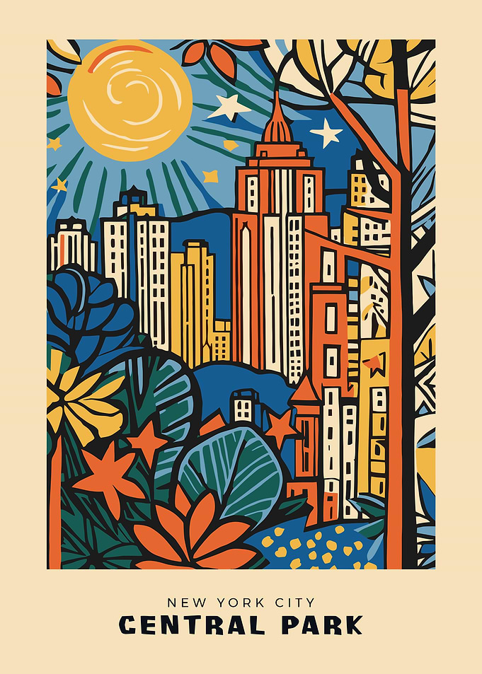 New York City Central Park Art