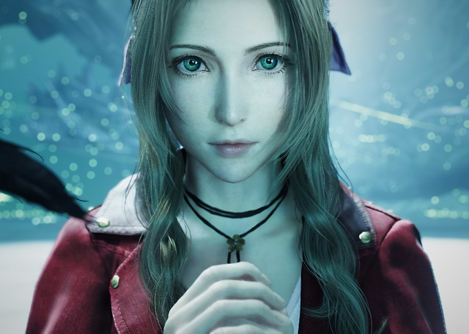 Final Fantasy VII Aerith Gainsborough Close-up