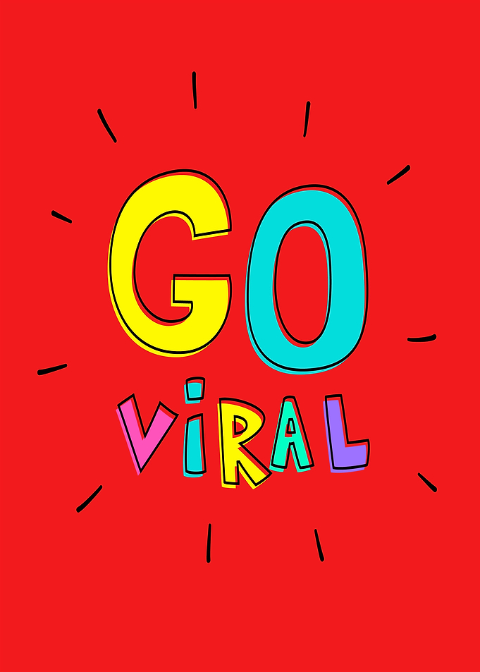 Go Viral Text Art