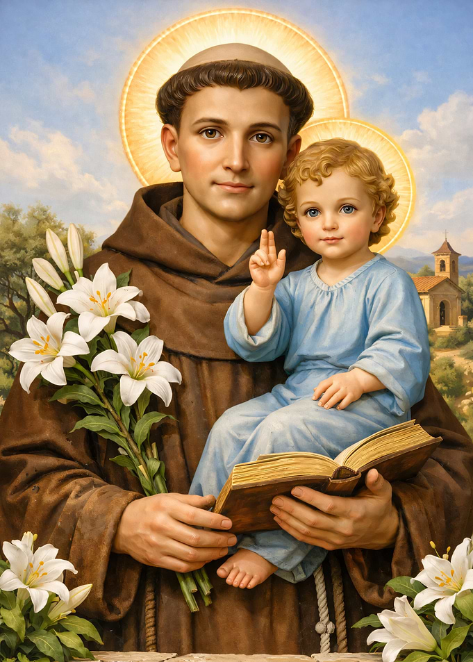 Saint Anthony with the Child Jesus
