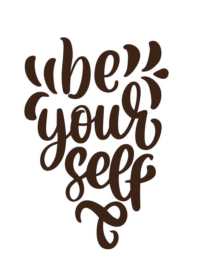 Be Yourself Calligraphy