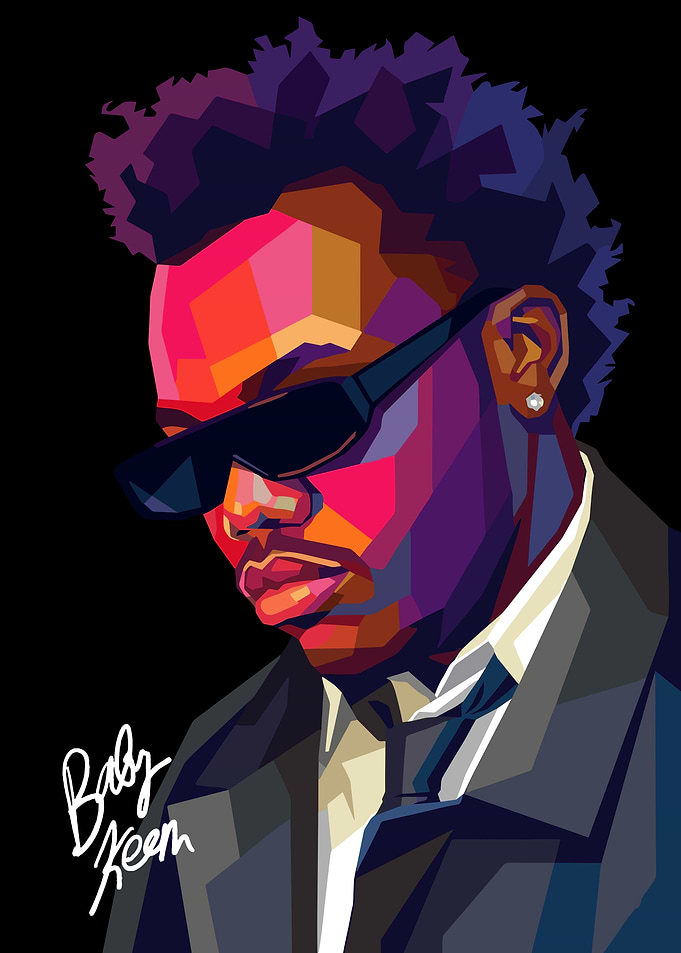 Baby Keem Pop Art Portrait