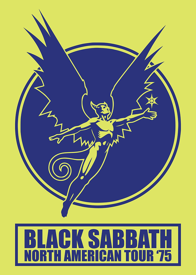 Black Sabbath North American Tour '75 Poster
