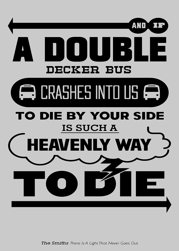 The Smiths Heavenly Way To Die Poster