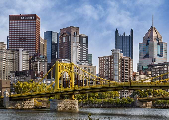 Andy Warhol Bridge in Pittsburgh