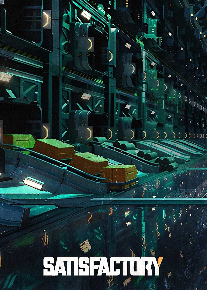 Satisfactory Game Poster