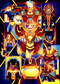 X-Men: Mutant Stained-Glass Assembly