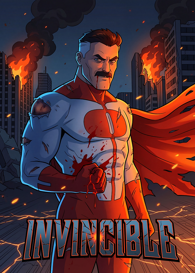 Invincible in a burning city
