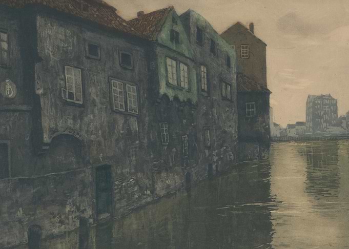 Old European Canal Buildings