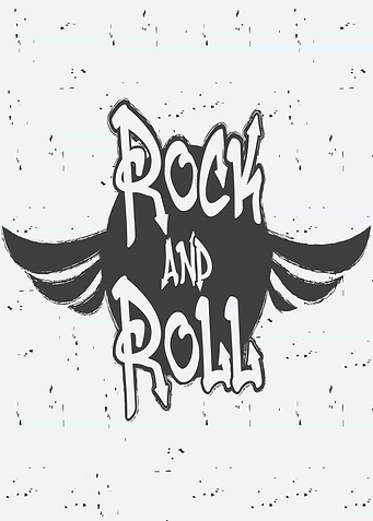 Rock and Roll Wings Logo