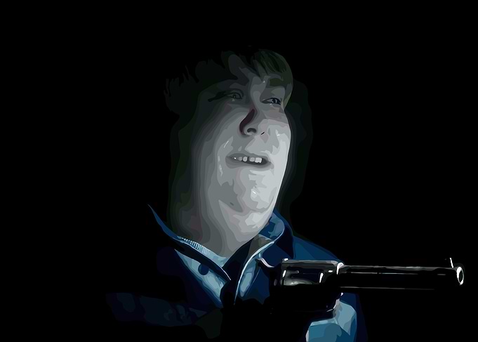 Man holding a gun