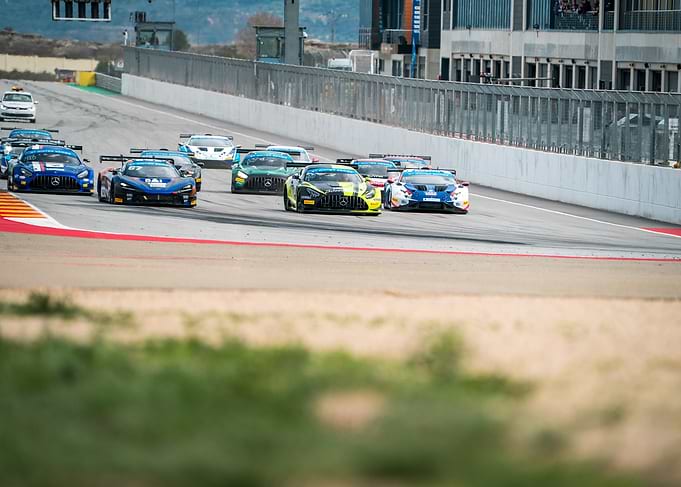 Race Cars on Track