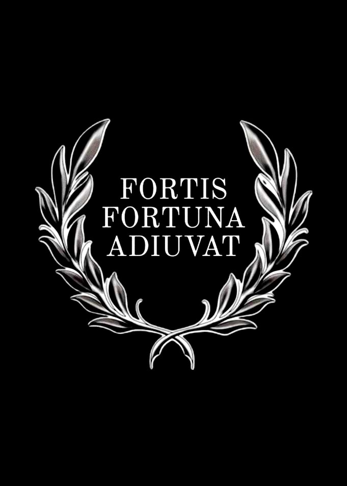 Fortis Fortuna Adiuvat Laurel Wreath