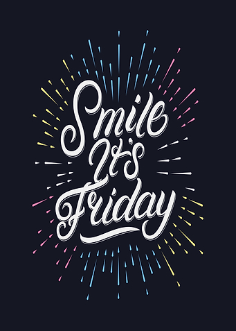 Smile It's Friday Text Art
