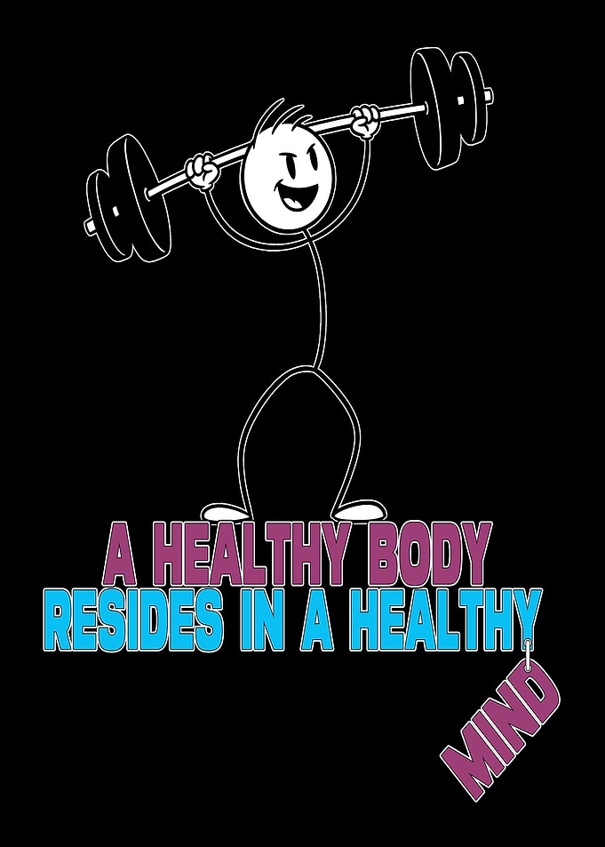 Stick Figure Lifting Weights