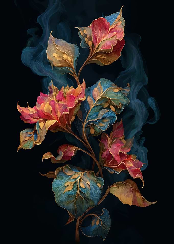 Ethereal Floral Illustration