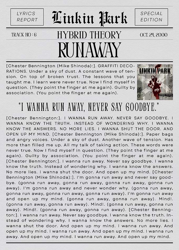 Linkin Park Runaway