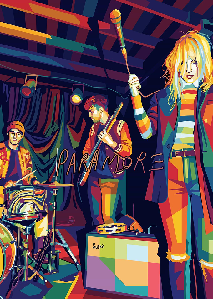 Paramore Band Pop Art