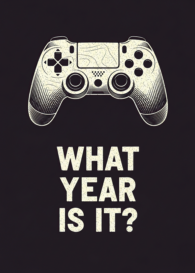 Retro Gaming Controller What Year Is It