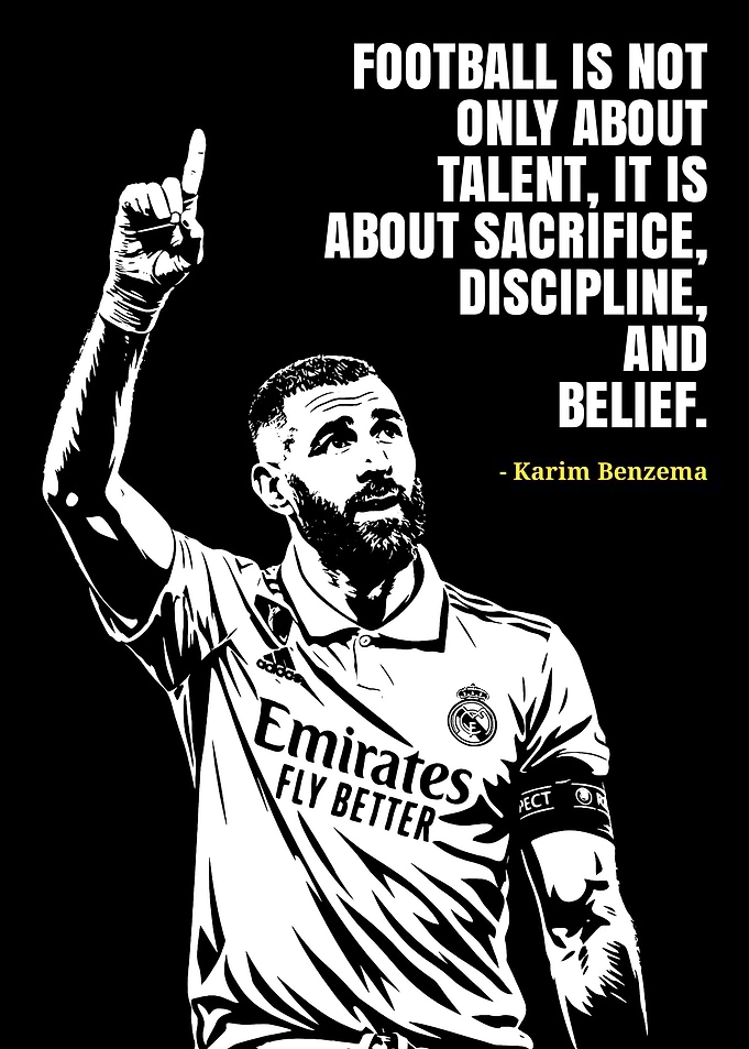 Karim Benzema Football Quote