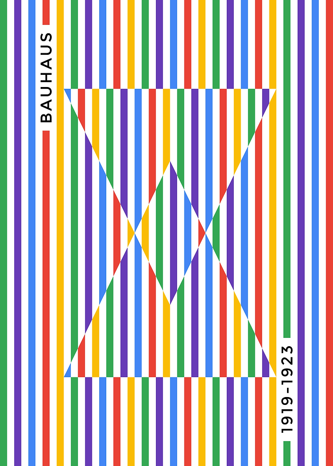 Bauhaus Structural Vertical Lines