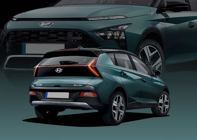Hyundai Bayon Rear View