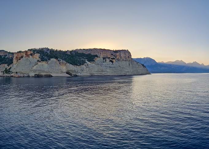 Coastal Cliffs at Sunrise