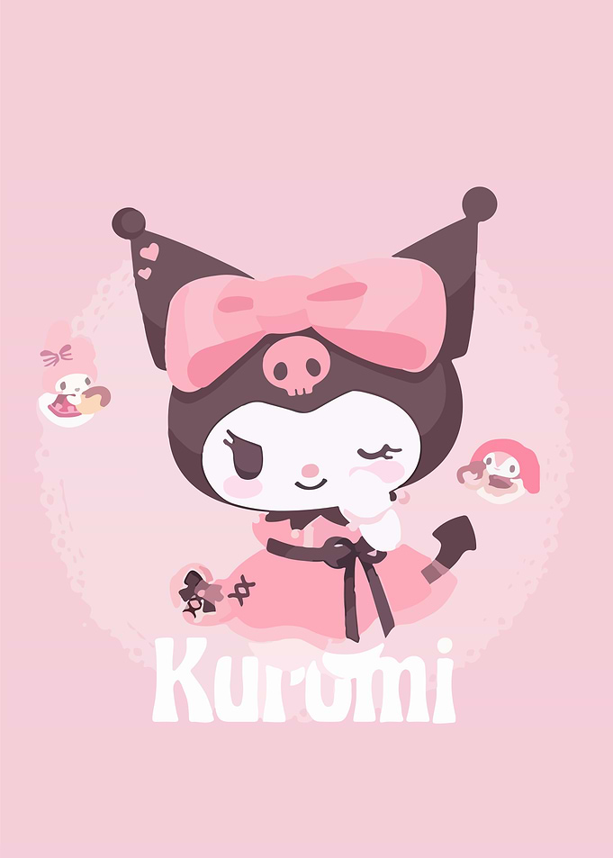 Kuromi Character Art