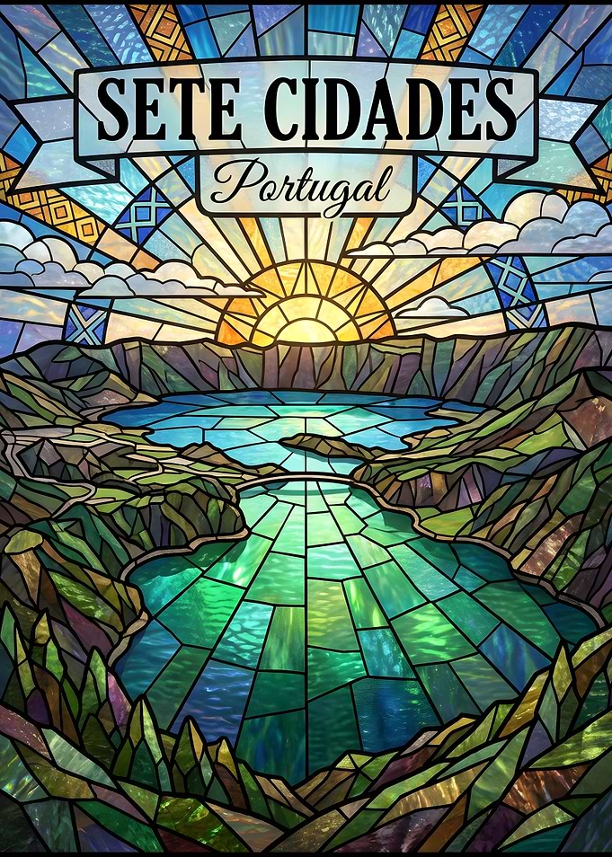 Sete Cidades Stained Glass Art