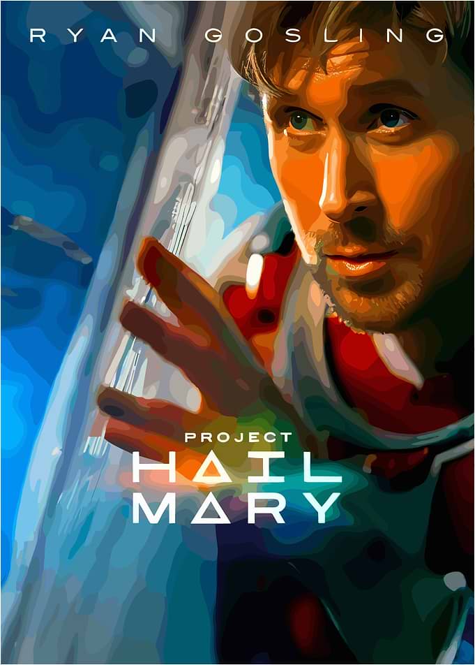 Project Hail Mary Ryan Gosling Poster