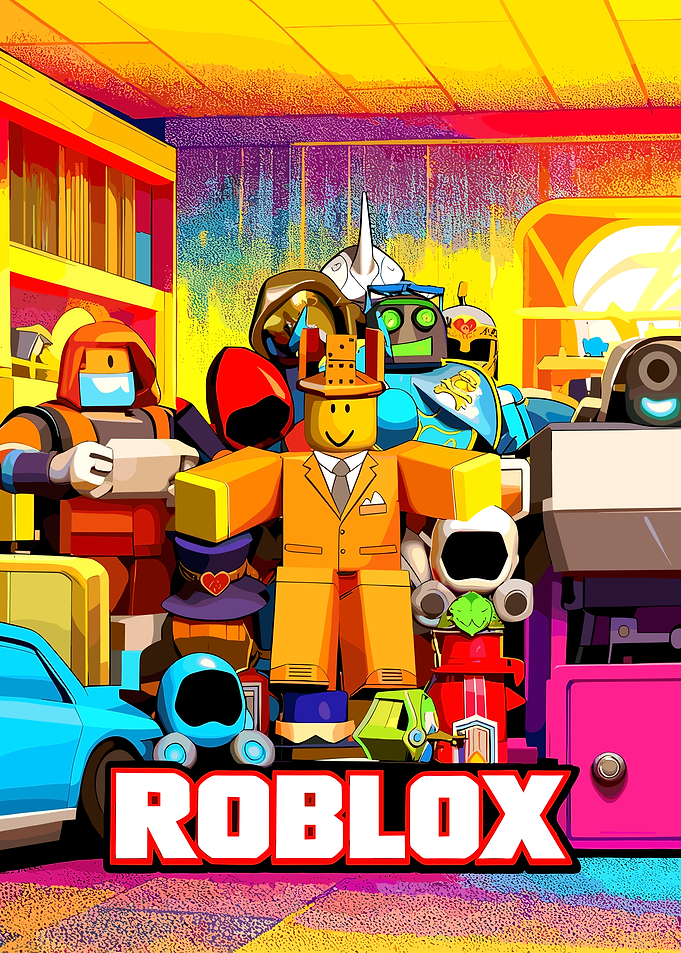 Roblox Characters and Logo