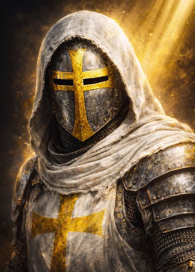 Knight in Golden Light