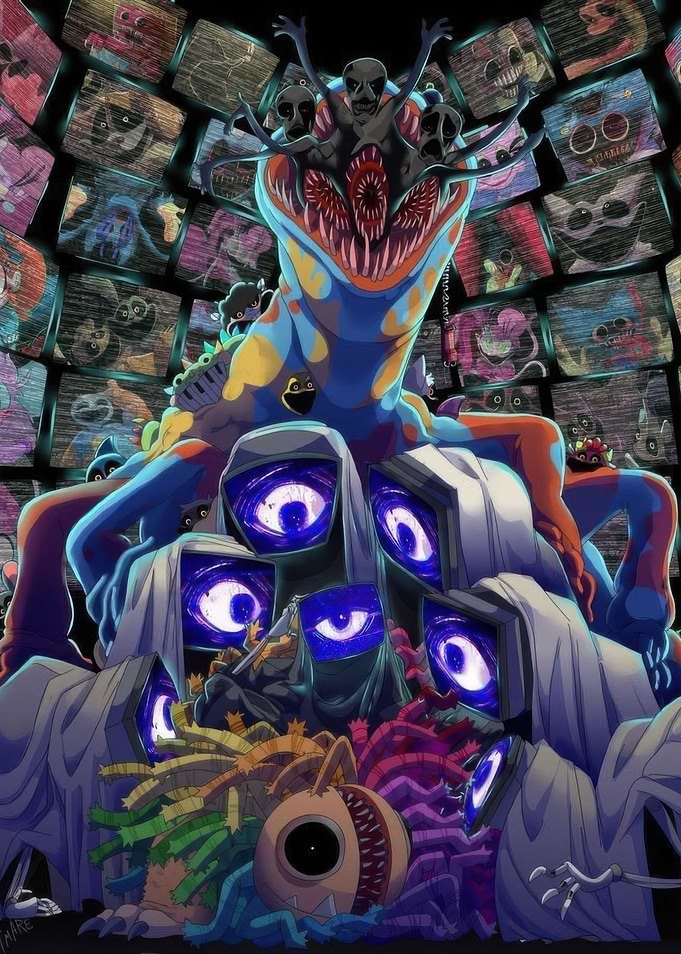 Monstrous Creature with Multiple Eyes