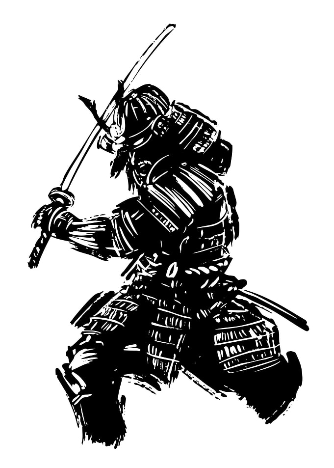 Samurai Warrior with Sword