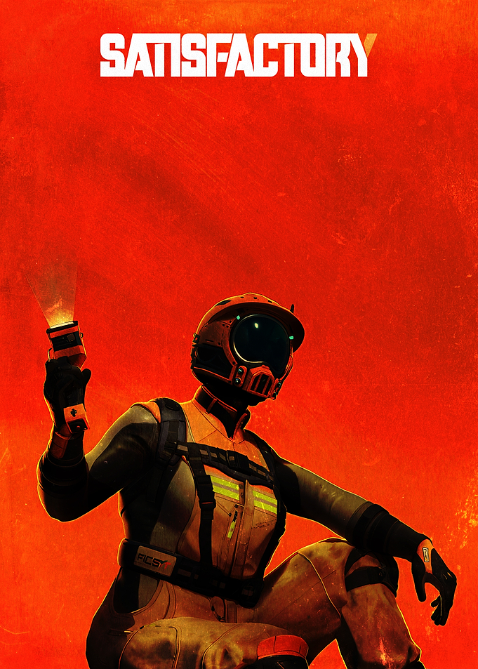 Satisfactory Game Poster