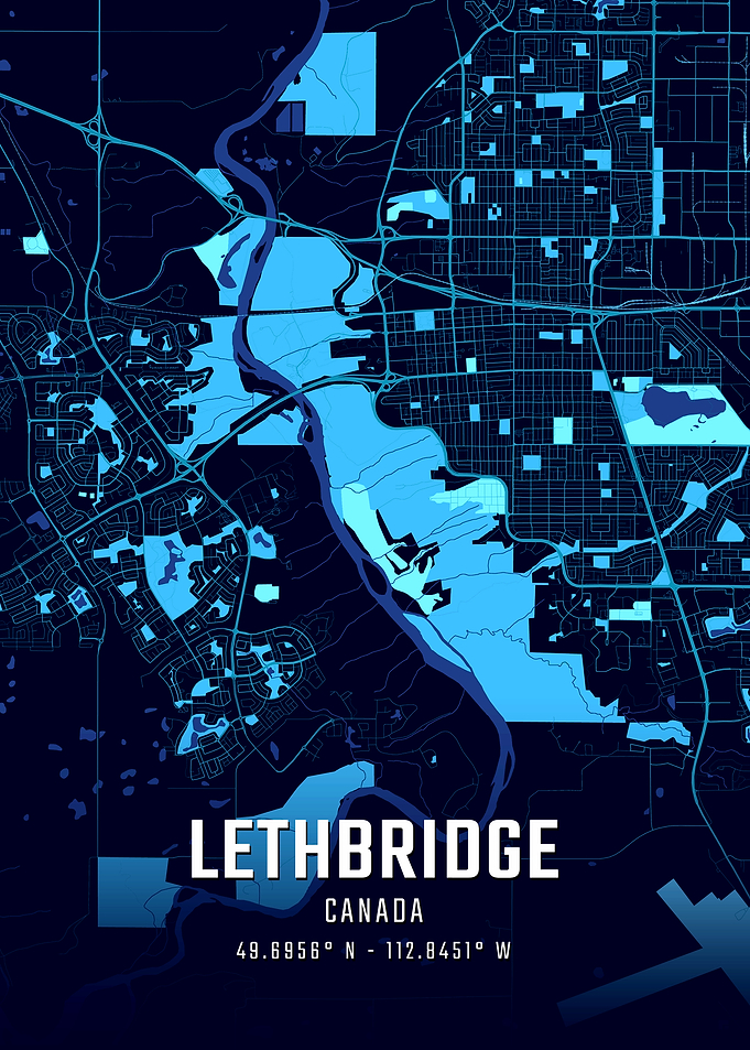 Lethbridge Midnight City Map