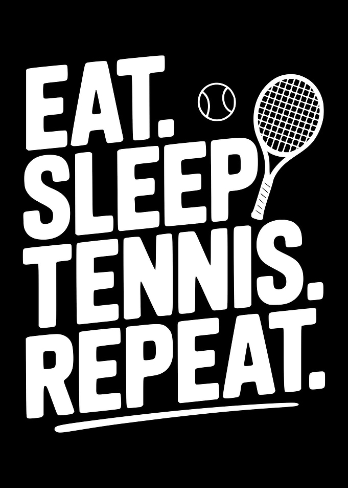 Eat Sleep Tennis Repeat