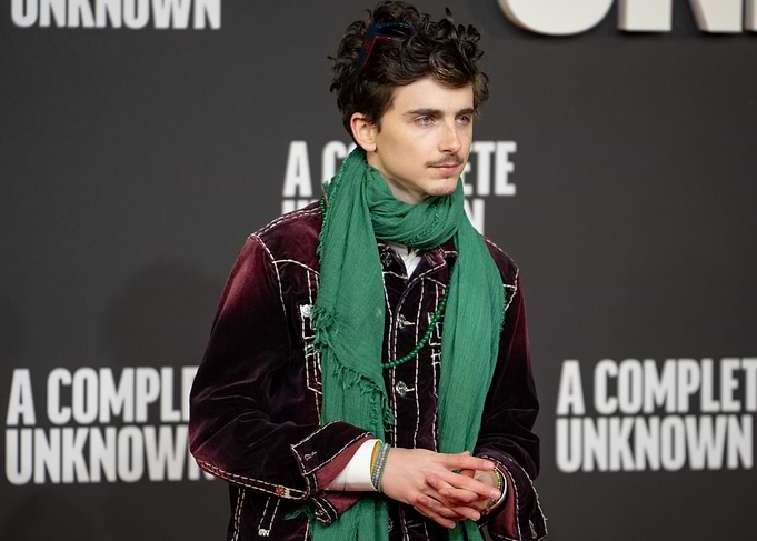 Timothée Chalamet on Red Carpet